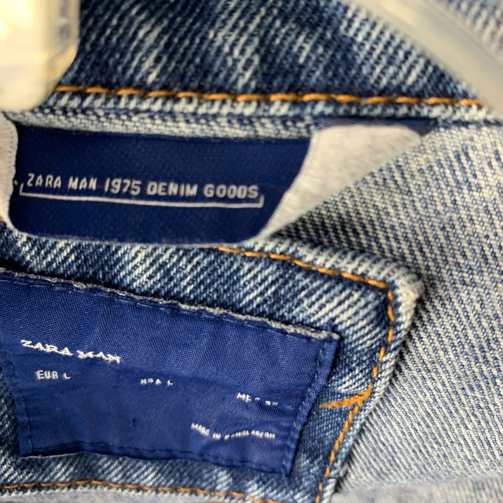 Zara Man Basic Denim Jacket - image 4